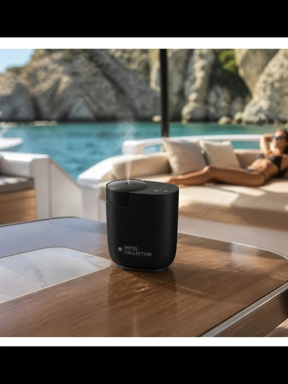 Hotel Collection Loft Portable Scent Diffuser- Black